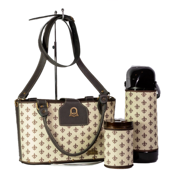 Kit Luxo Flor de Lis Bege