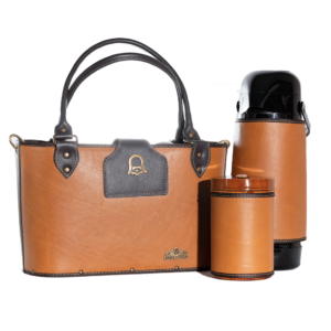 Kit Luxo Couro Whisky