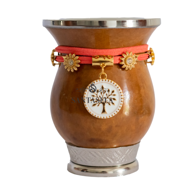Pulseira de cuia Supreme-Árvore da vida Branca