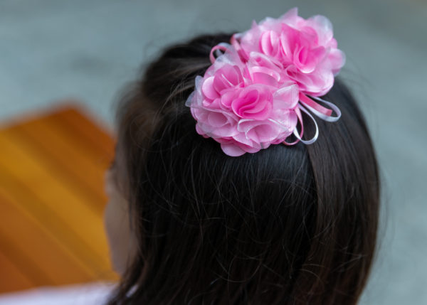 Flor de Cabelo Dupla